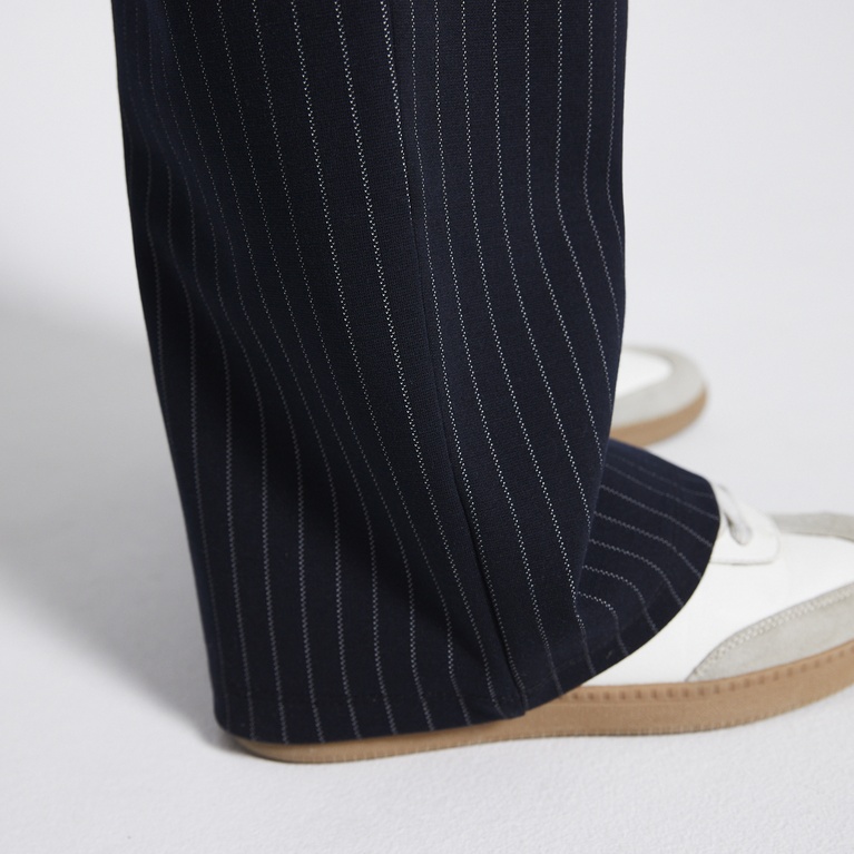 Low waist dress pants "Estrid" Dark Blue